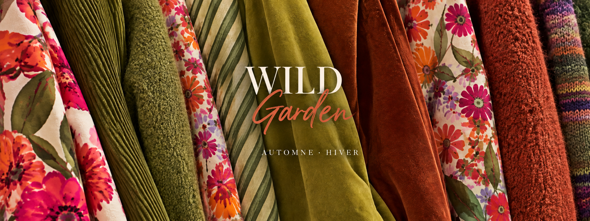 Wild Garden - collection kaki et brique