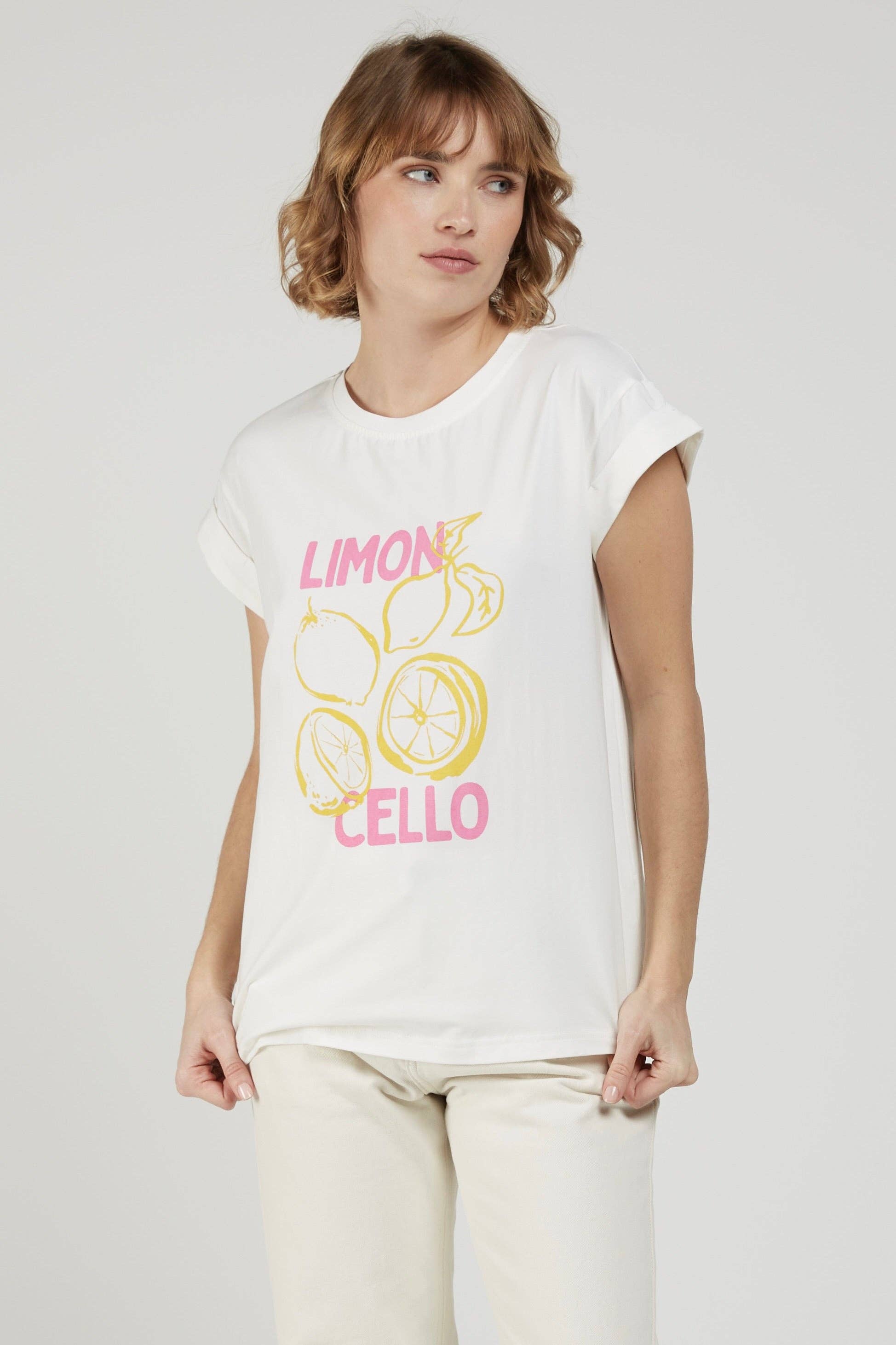 T-shirt en Coton LIMONCELLO