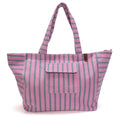 Sac de plage LOLA Parme & Bleu