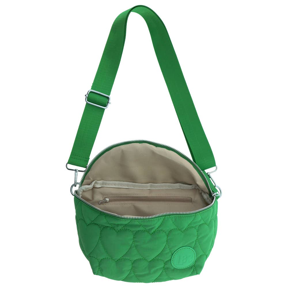 Sac banane JILL coeur Vert