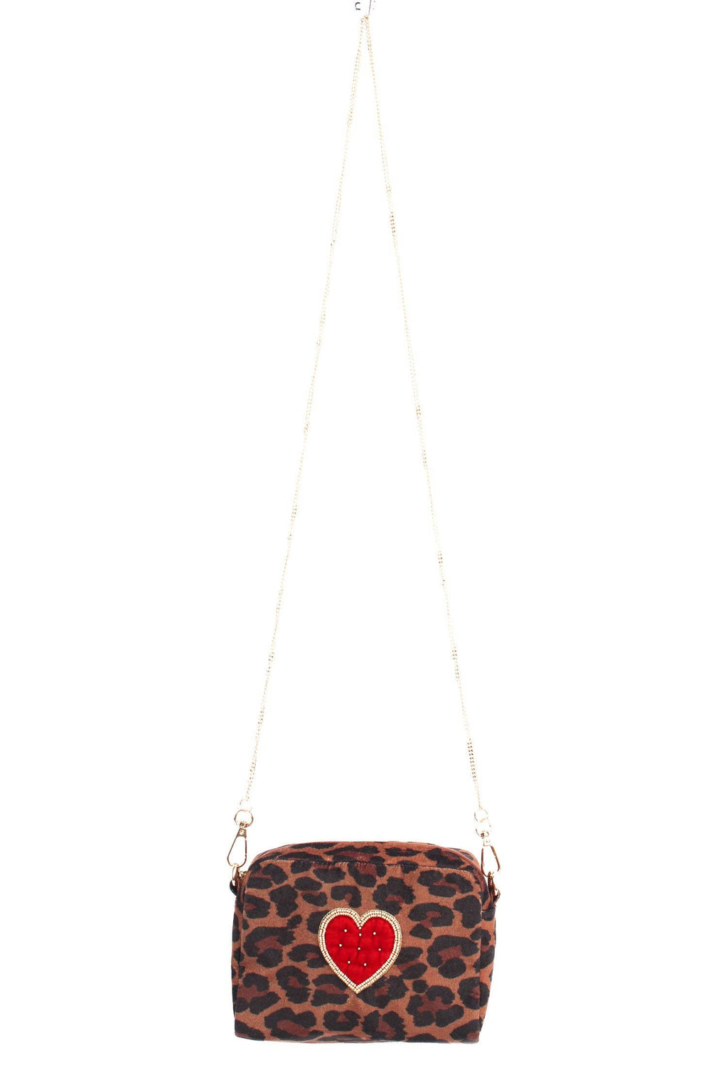SAC CŒUR LÉOPARD