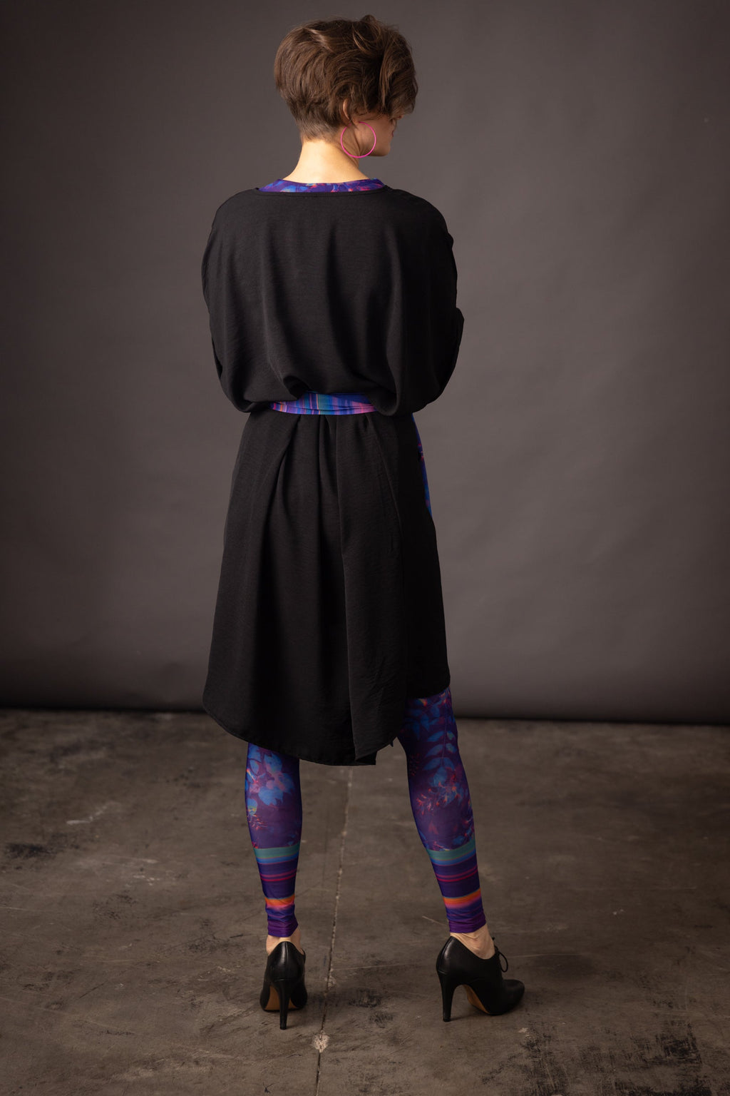 DELIO Natura Indigo printed leggings 