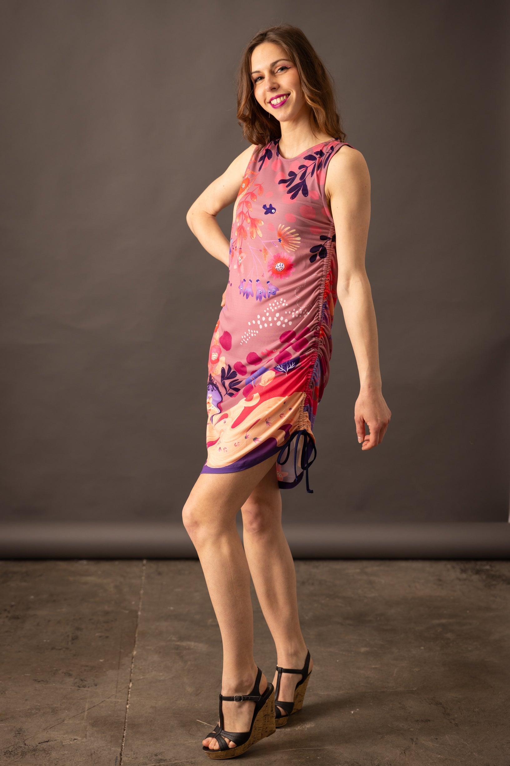 Robe fronce SOLIFLORE RAIPONCE DEFAUT