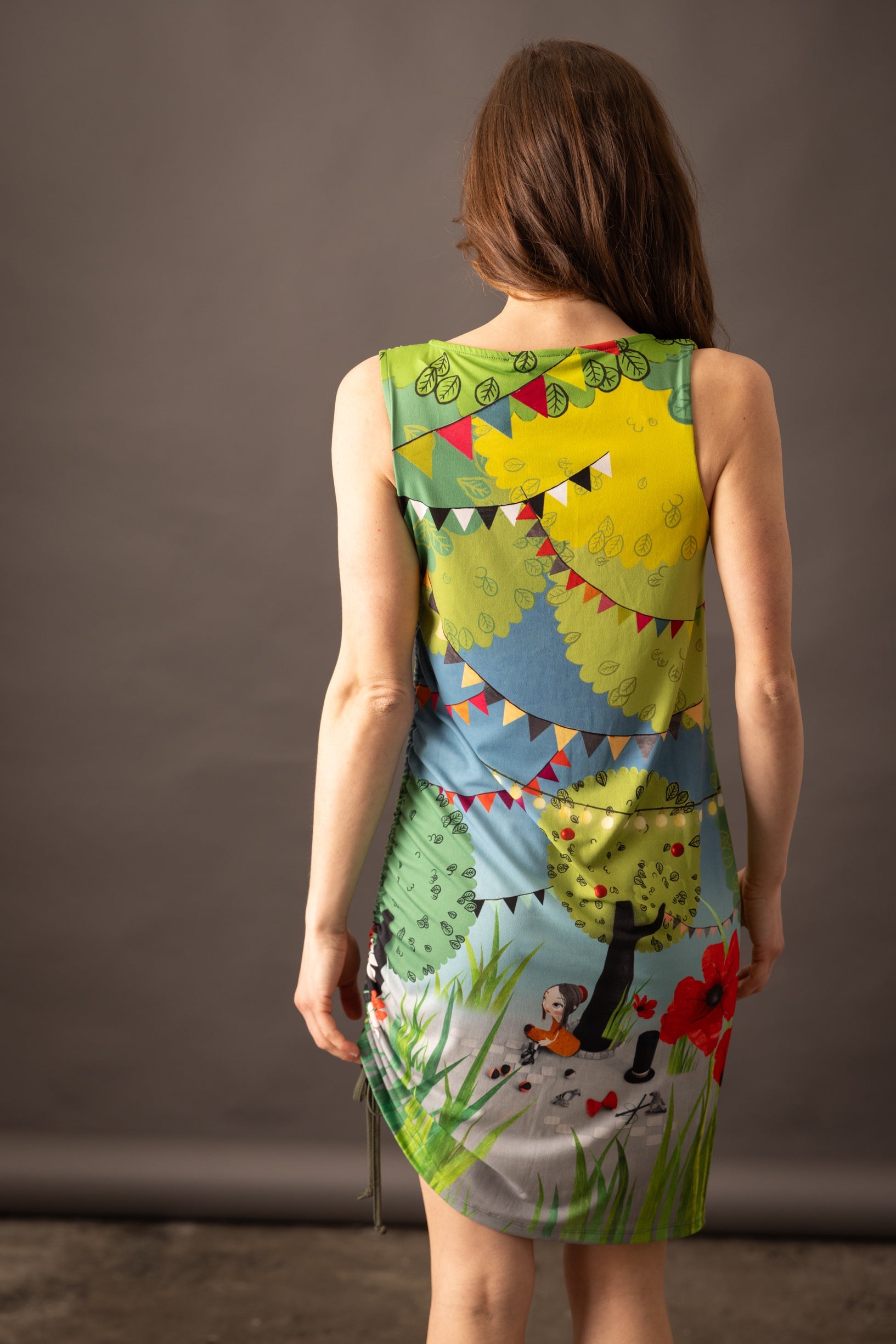Robe fronce SOLIFLORE BOHEME