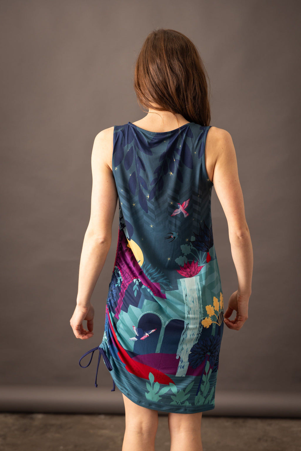 Robe fronce SOLIFLORE BABYLONE