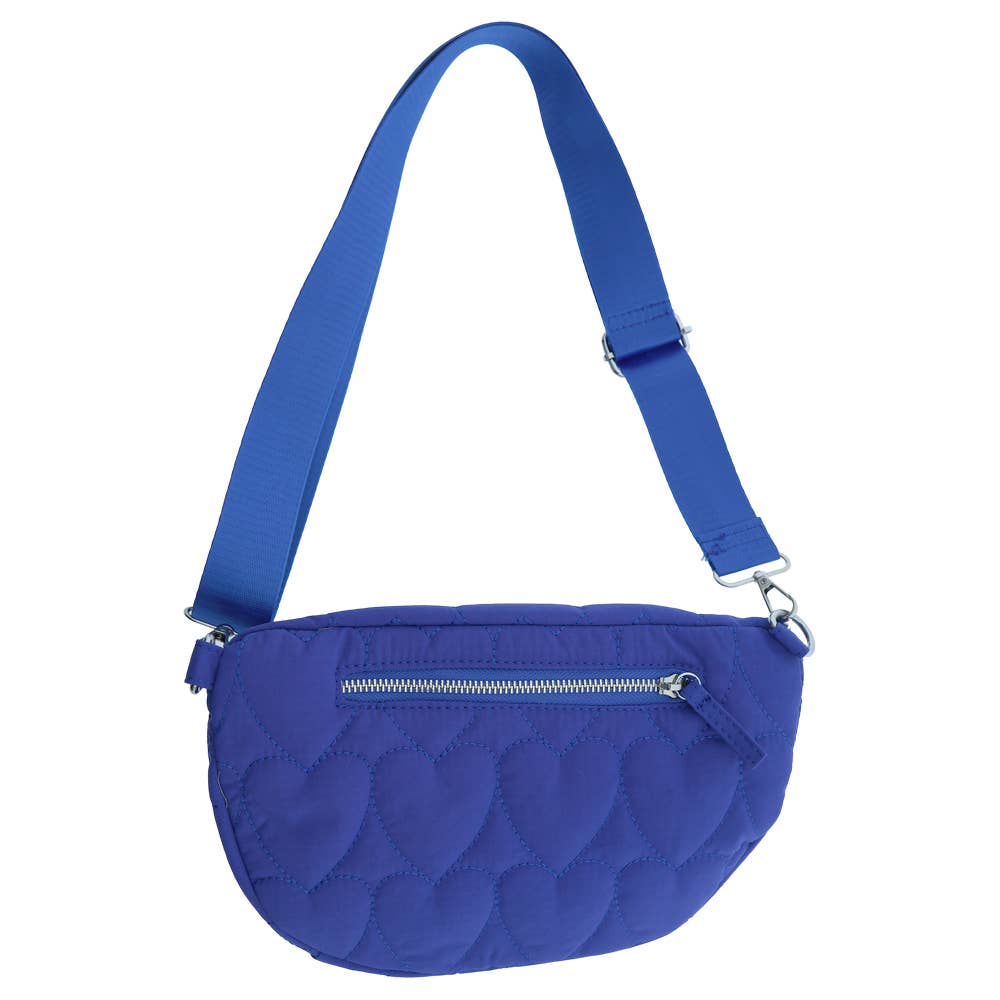 Sac banane JILL coeur Bleu