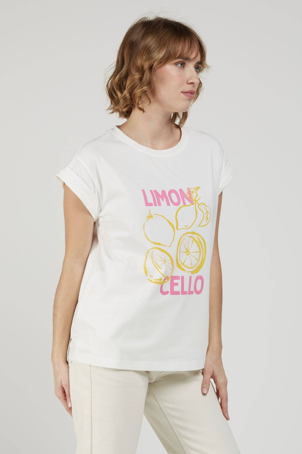T-shirt en Coton LIMONCELLO