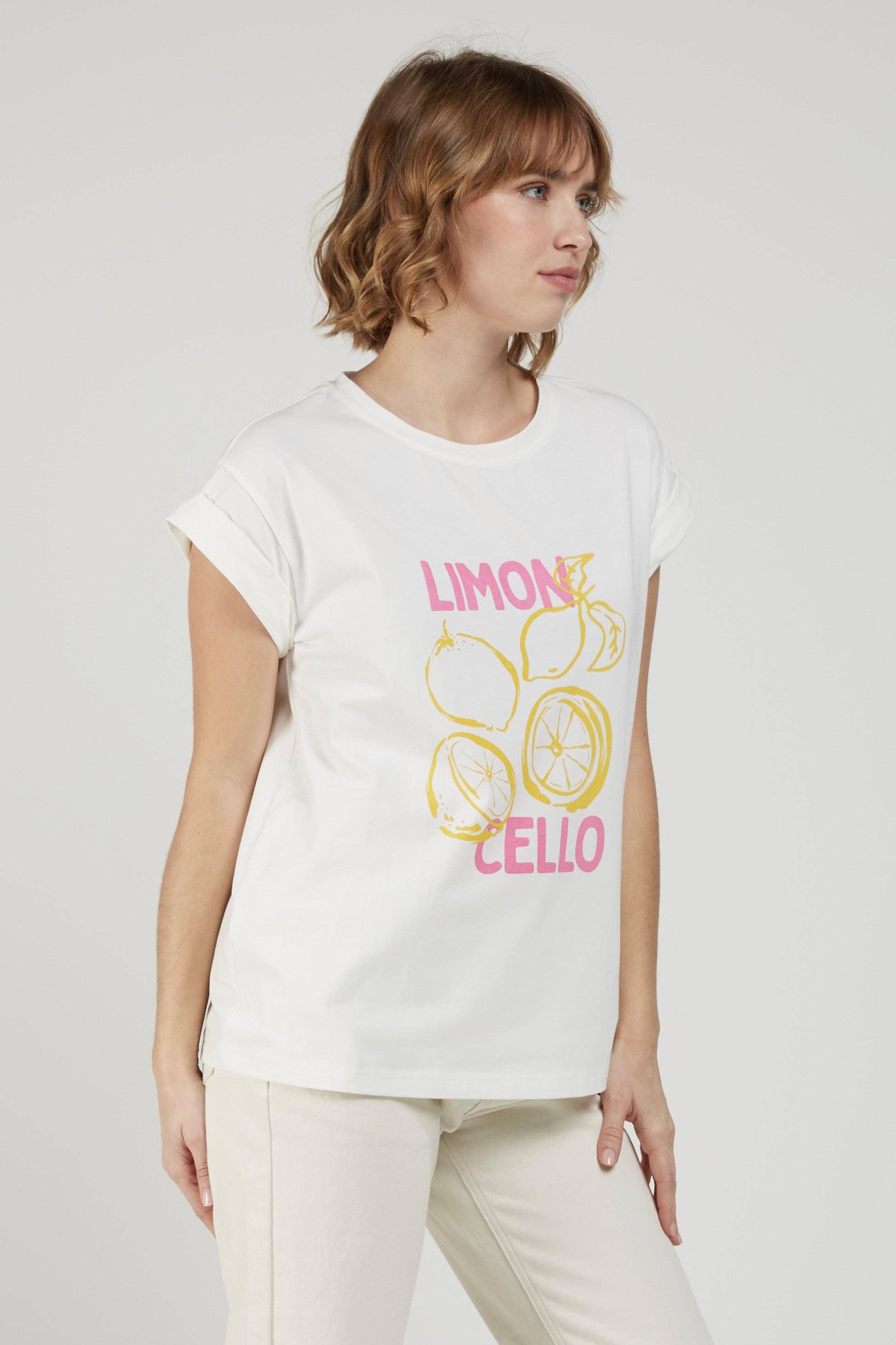T-shirt en Coton LIMONCELLO