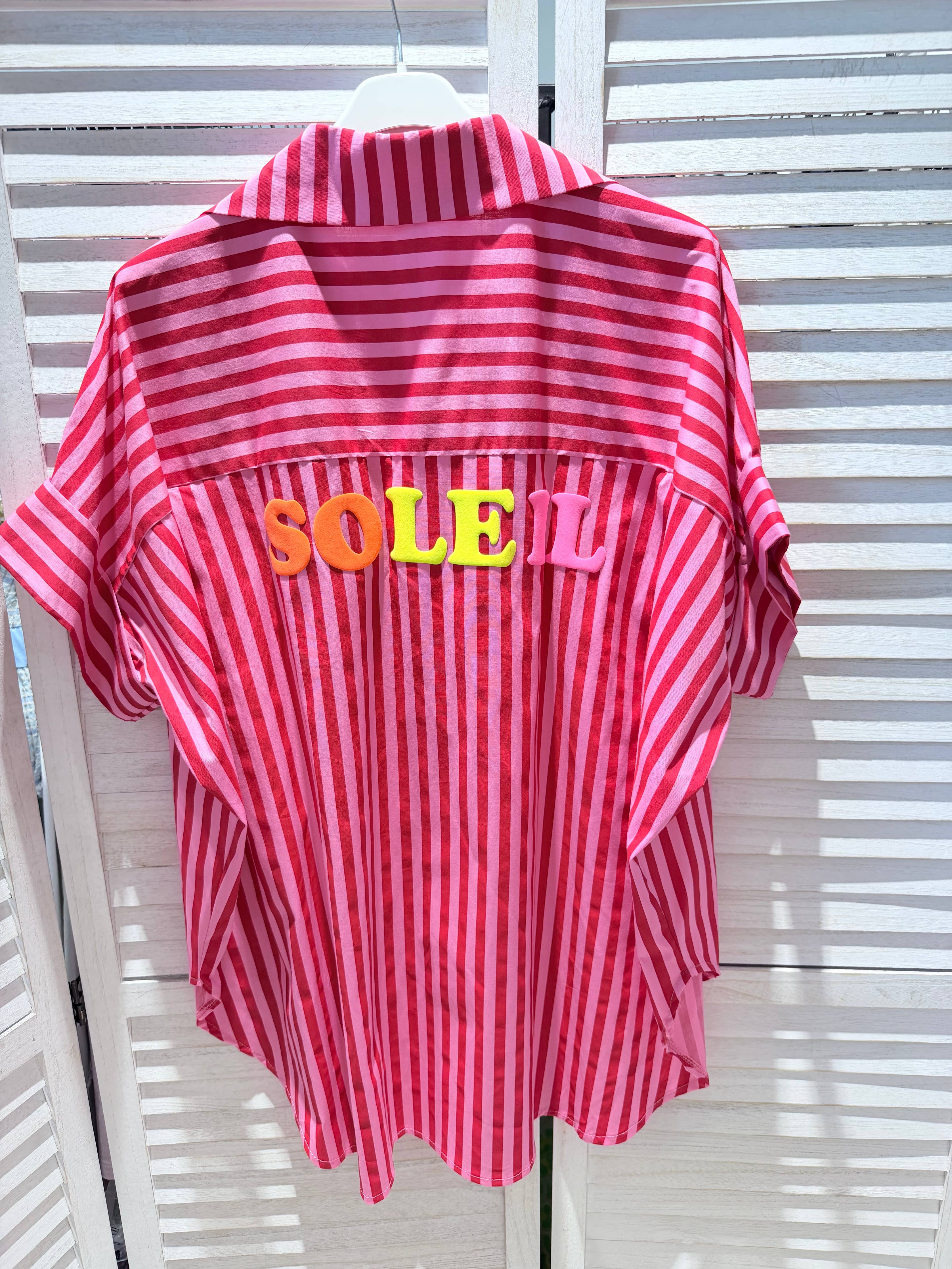 Blouse rayée SOLEIL Rouge & Rose