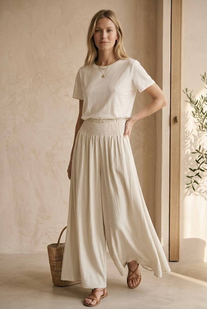 Pantalon jupe large PALAZZO