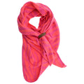 Écharpe triangle LIZE Fuchsia & Orange