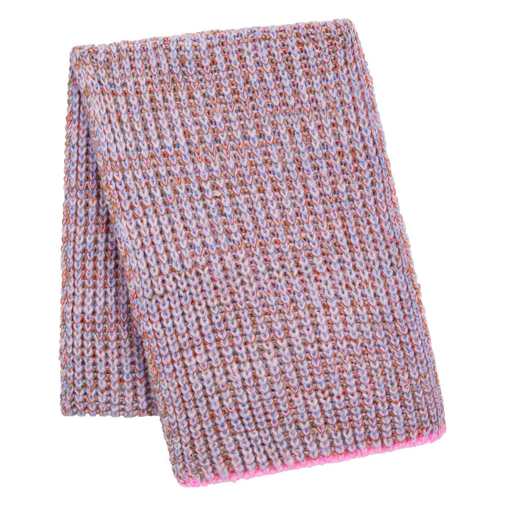 Écharpe en tricot Florence Twist - Rose