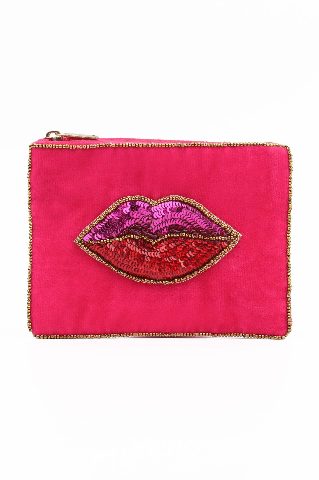 PETITE POCHETTE LEVRES ROSE VIF