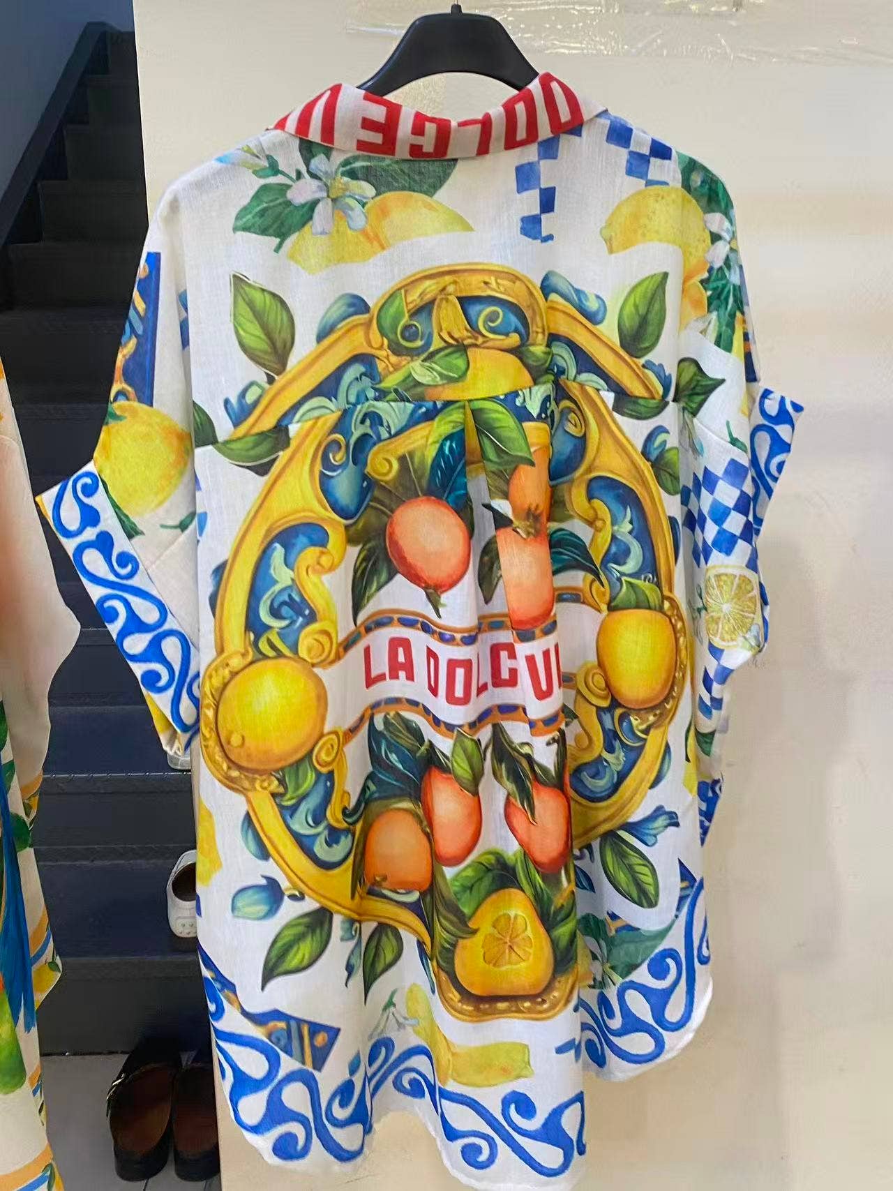 Chemise imprimée LEMON BLEU