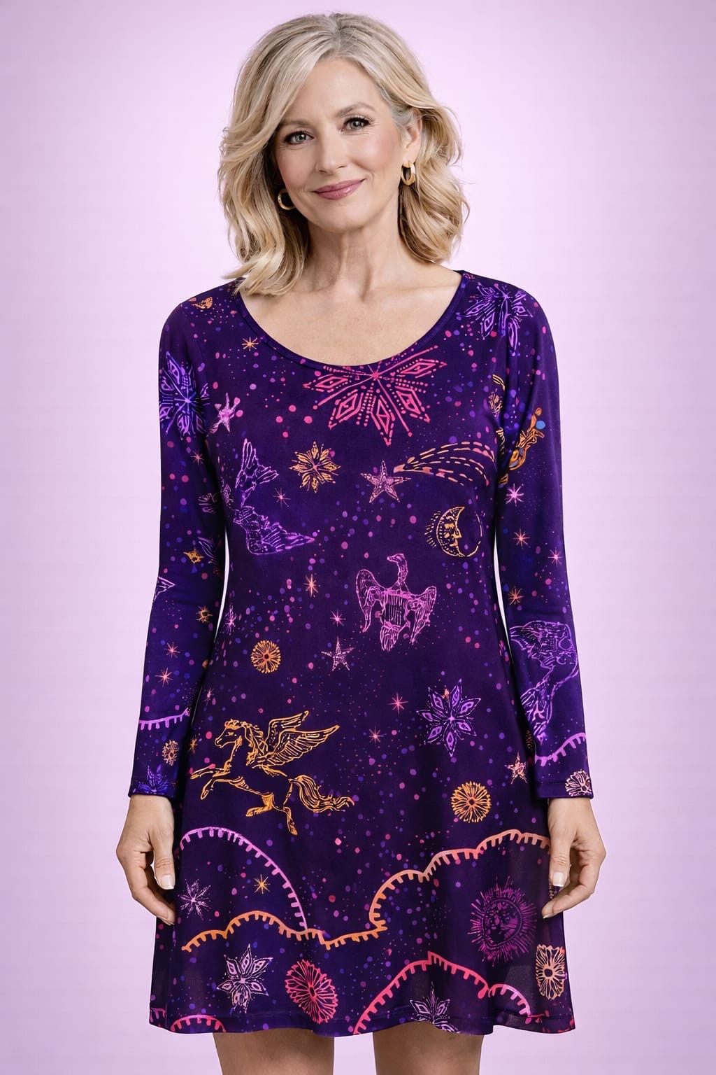 Robe velours TILDORA CELESTE