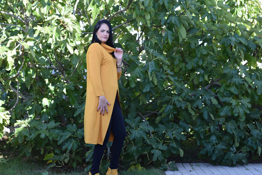Tunique Rebecca - L à 6XL/Tunique longue/Col roulé