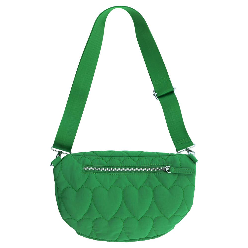 Sac banane JILL coeur Vert