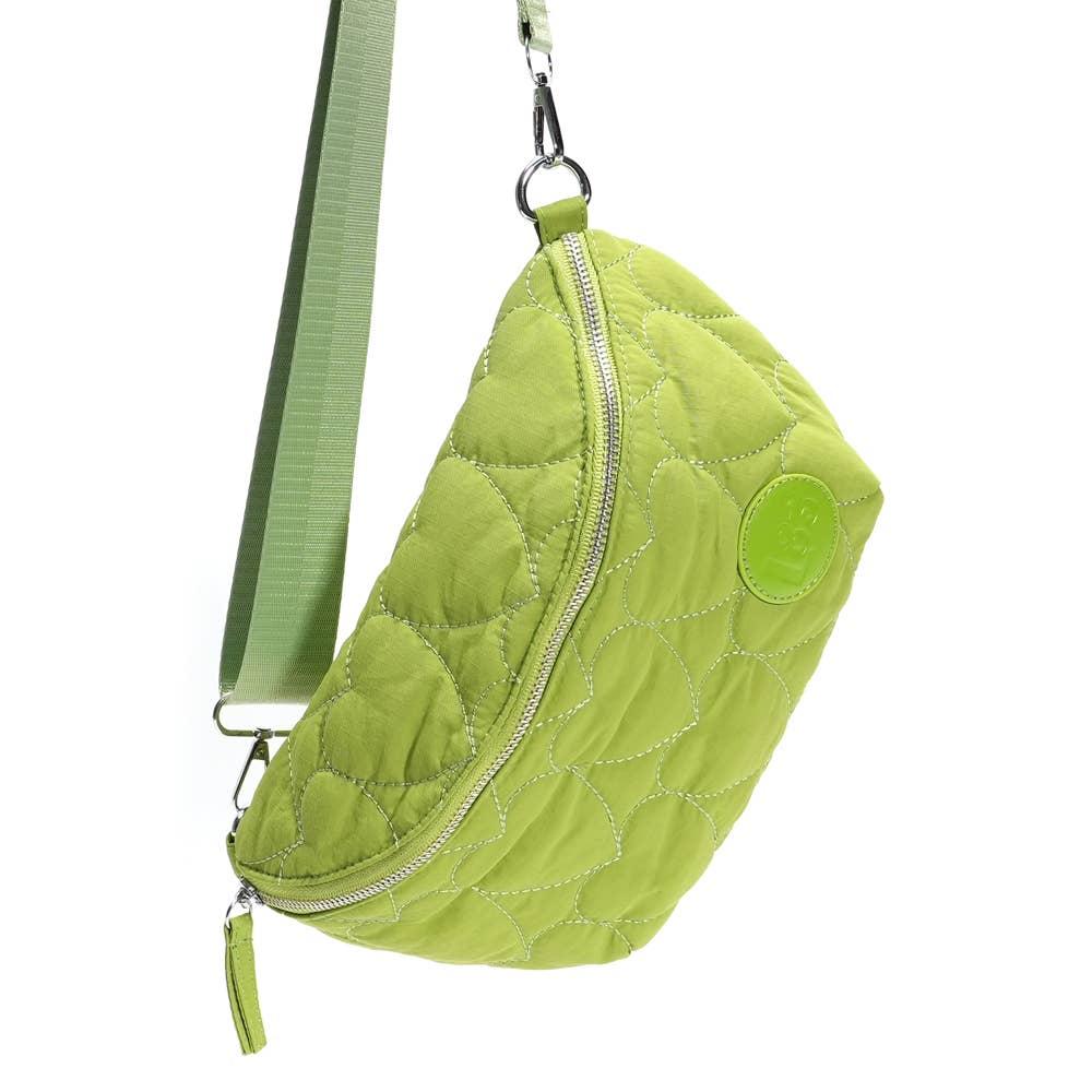 Sac banane JILL coeur Anis