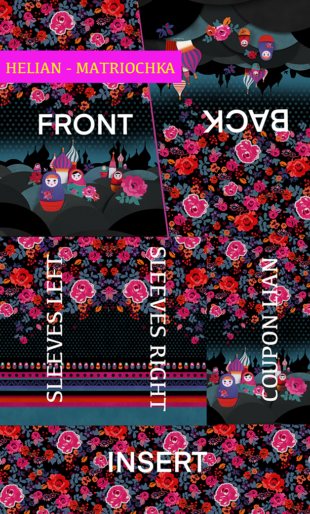 Tee-shirt  imprimée HÉLIAN MATRIOCHKA PROTO