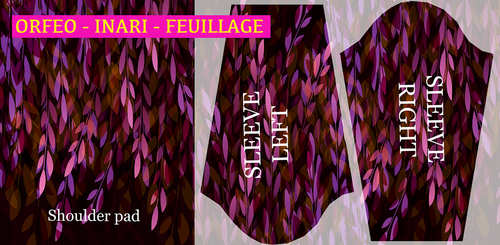 Robe trapèze imprimée ORFÉO INARI FEUILLAGES