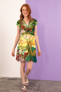 Robe col croisé NATHALIE SAFARI