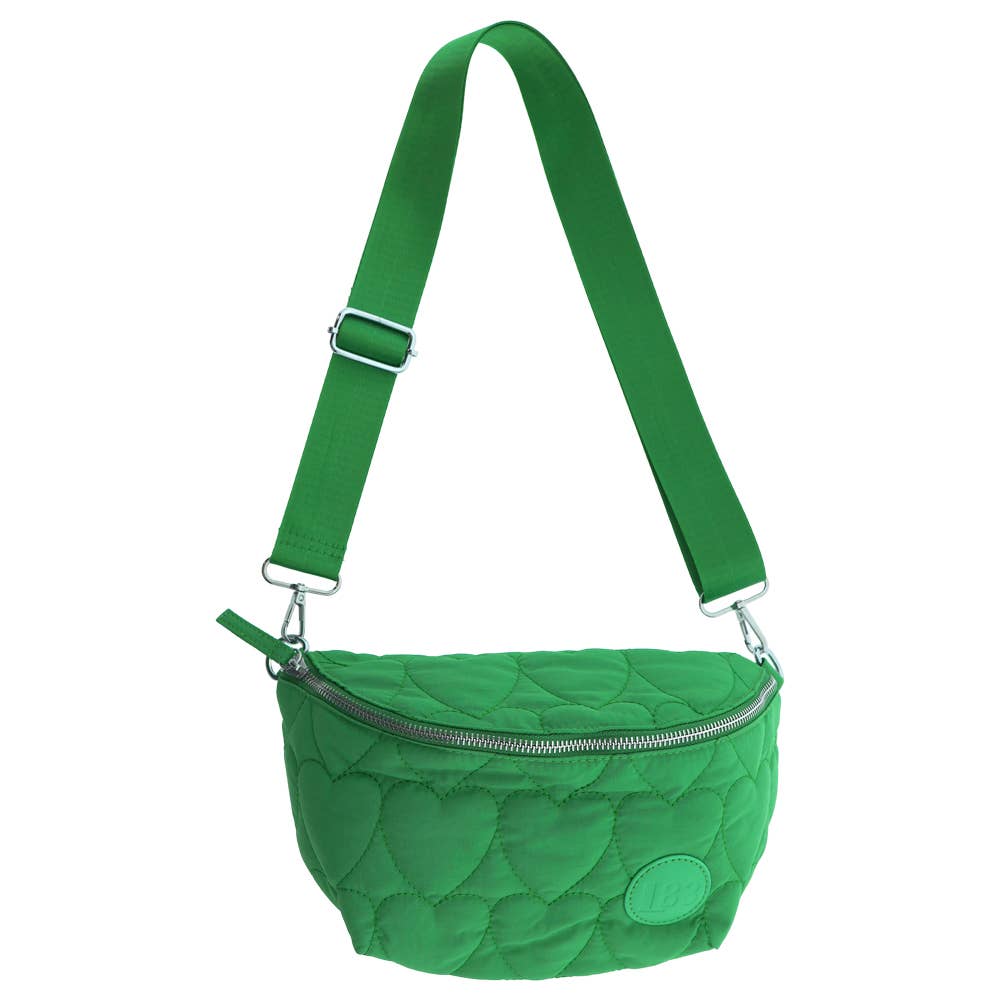 Sac banane JILL coeur Vert