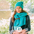 Écharpe Fem Turquoise