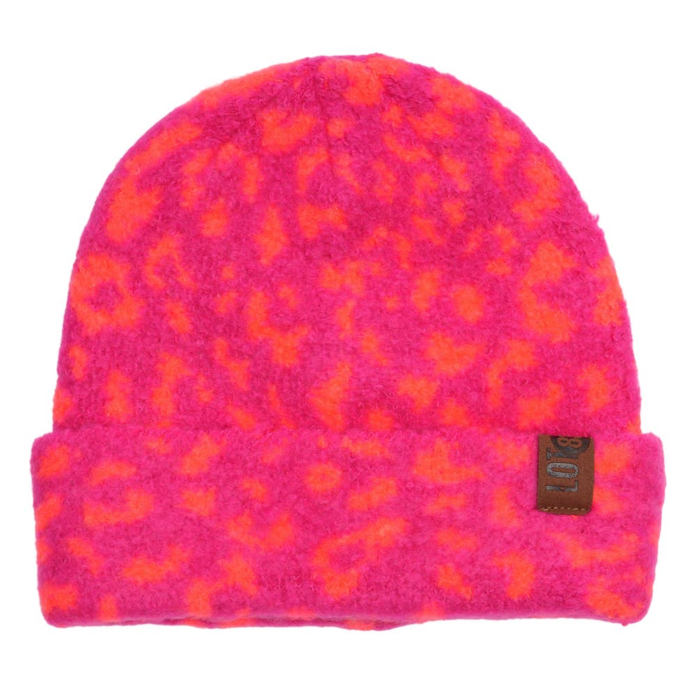 Bonnet Suus Léopard Fuchsia