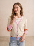 Gilet manches longues coton MAILLOT Beige
