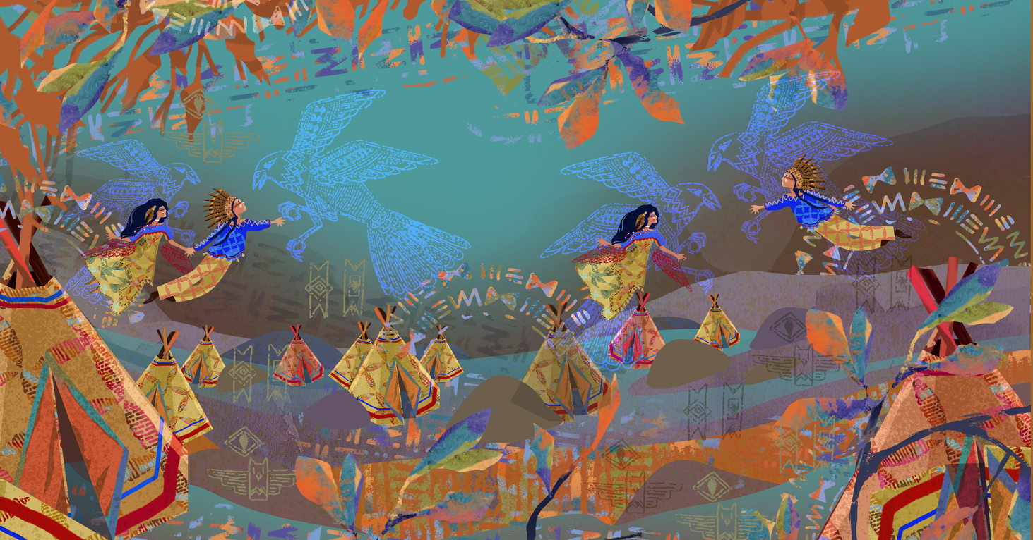 Coupon crêpe épais SOCKY LAKOTA CYAN